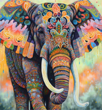 Elefant 5d Diy Diamond Painting Diamant Malerei Set MJ1308