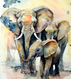 Elefant 5d Diy Diamond Painting Diamant Malerei Set MJ1309