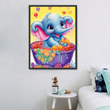 Elefant 5d Diy Diamond Painting Diamant Malerei Set MJ1312