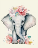 Elefant 5d Diy Diamond Painting Diamant Malerei Set MJ1316