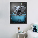 Elefant 5d Diy Diamond Painting Diamant Malerei Set MJ1319