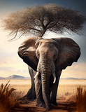 Elefant 5d Diy Diamond Painting Diamant Malerei Set MJ1320