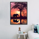 Elefant 5d Diy Diamond Painting Diamant Malerei Set MJ1328