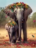 Elefant 5d Diy Diamond Painting Diamant Malerei Set MJ1330