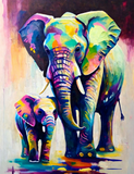 Elefant 5d Diy Diamond Painting Diamant Malerei Set MJ1332