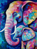 Elefant 5d Diy Diamond Painting Diamant Malerei Set MJ1333