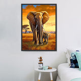 Elefant 5d Diy Diamond Painting Diamant Malerei Set MJ1335