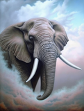Elefant 5d Diy Diamond Painting Diamant Malerei Set MJ1339