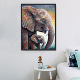 Elefant 5d Diy Diamond Painting Diamant Malerei Set MJ1340