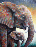 Elefant 5d Diy Diamond Painting Diamant Malerei Set MJ1340