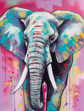 Elefant 5d Diy Diamond Painting Diamant Malerei Set MJ1346
