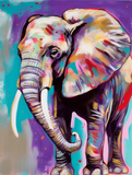 Elefant 5d Diy Diamond Painting Diamant Malerei Set MJ1347