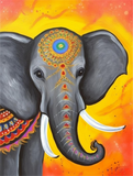 Elefant 5d Diy Diamond Painting Diamant Malerei Set MJ1348