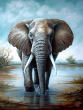 Elefant 5d Diy Diamond Painting Diamant Malerei Set MJ1350