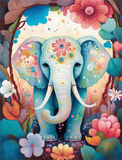 Elefant 5d Diy Diamond Painting Diamant Malerei Set MJ1351