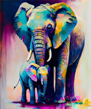Elefant 5d Diy Diamond Painting Diamant Malerei Set MJ1353