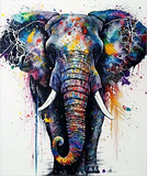 Elefant 5d Diy Diamond Painting Diamant Malerei Set MJ1354