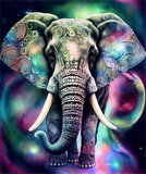 Elefant 5d Diy Diamond Painting Diamant Malerei Set MJ1357