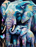 Elefant 5d Diy Diamond Painting Diamant Malerei Set MJ1359