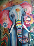 Elefant 5d Diy Diamond Painting Diamant Malerei Set MJ1371