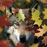 Wolf 5d Diy Diamond Painting Diamant Malerei Set MJ1405
