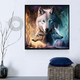 Wolf 5d Diy Diamond Painting Diamant Malerei Set MJ1406