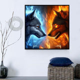 Wolf 5d Diy Diamond Painting Diamant Malerei Set MJ1412