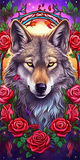 Wolf 5d Diy Diamond Painting Diamant Malerei Set MJ1414