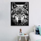 Wolf 5d Diy Diamond Painting Diamant Malerei Set MJ1417