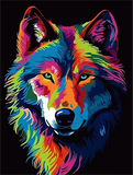 Wolf 5d Diy Diamond Painting Diamant Malerei Set MJ1418