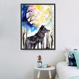Wolf 5d Diy Diamond Painting Diamant Malerei Set MJ1422