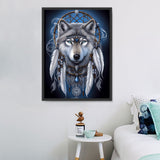 Wolf 5d Diy Diamond Painting Diamant Malerei Set MJ1426