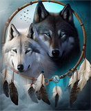 Wolf 5d Diy Diamond Painting Diamant Malerei Set MJ1433