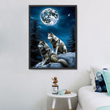 Wolf 5d Diy Diamond Painting Diamant Malerei Set MJ1437