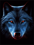 Wolf 5d Diy Diamond Painting Diamant Malerei Set MJ1438
