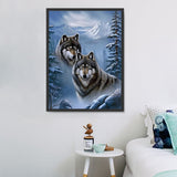 Wolf 5d Diy Diamond Painting Diamant Malerei Set MJ1440