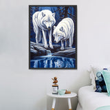 Wolf 5d Diy Diamond Painting Diamant Malerei Set MJ1442