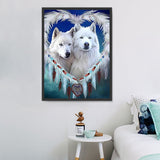 Wolf 5d Diy Diamond Painting Diamant Malerei Set MJ1443