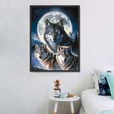 Wolf 5d Diy Diamond Painting Diamant Malerei Set MJ1444