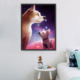 Wolf 5d Diy Diamond Painting Diamant Malerei Set MJ1449