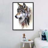 Wolf 5d Diy Diamond Painting Diamant Malerei Set MJ1453
