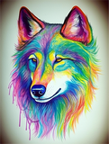 Wolf 5d Diy Diamond Painting Diamant Malerei Set MJ1455