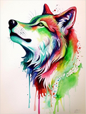 Wolf 5d Diy Diamond Painting Diamant Malerei Set MJ1461