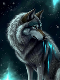 Wolf 5d Diy Diamond Painting Diamant Malerei Set MJ1464