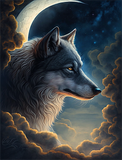Wolf 5d Diy Diamond Painting Diamant Malerei Set MJ1479