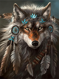 Wolf 5d Diy Diamond Painting Diamant Malerei Set MJ1482