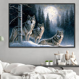 Wolf 5d Diy Diamond Painting Diamant Malerei Set MJ1494