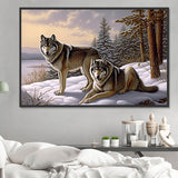 Wolf 5d Diy Diamond Painting Diamant Malerei Set MJ1495