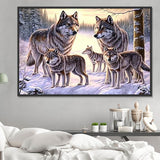 Wolf 5d Diy Diamond Painting Diamant Malerei Set MJ1498