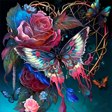 Schmetterling 5d Diy Diamond Painting Diamant Malerei Set MJ1511